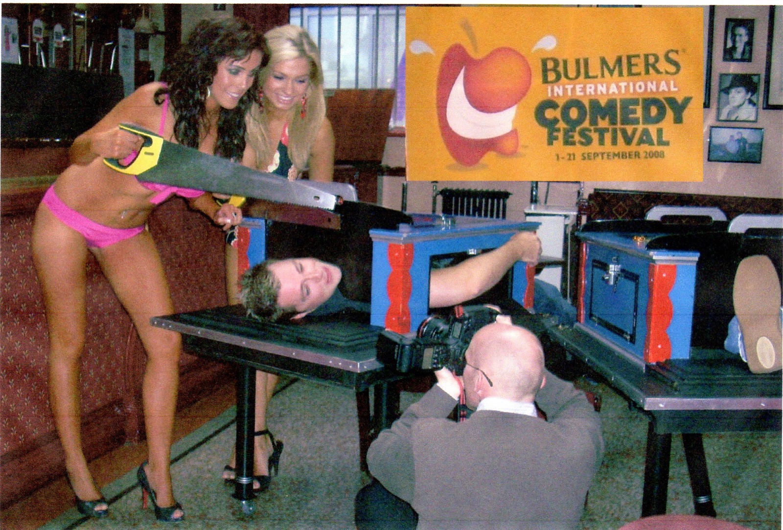 Festival comedy event performance