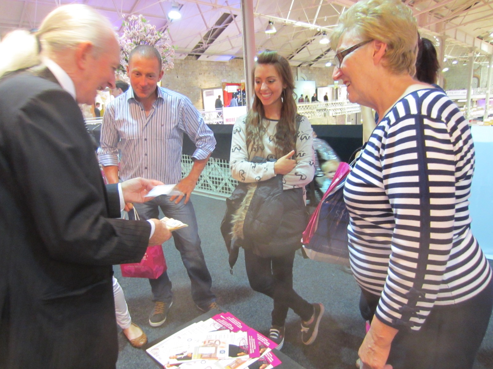 Pat Fallon presenting at event